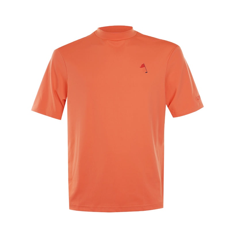 CUTTER & BUCK Oversized Men’s Mock Shirt (Nasturtium)