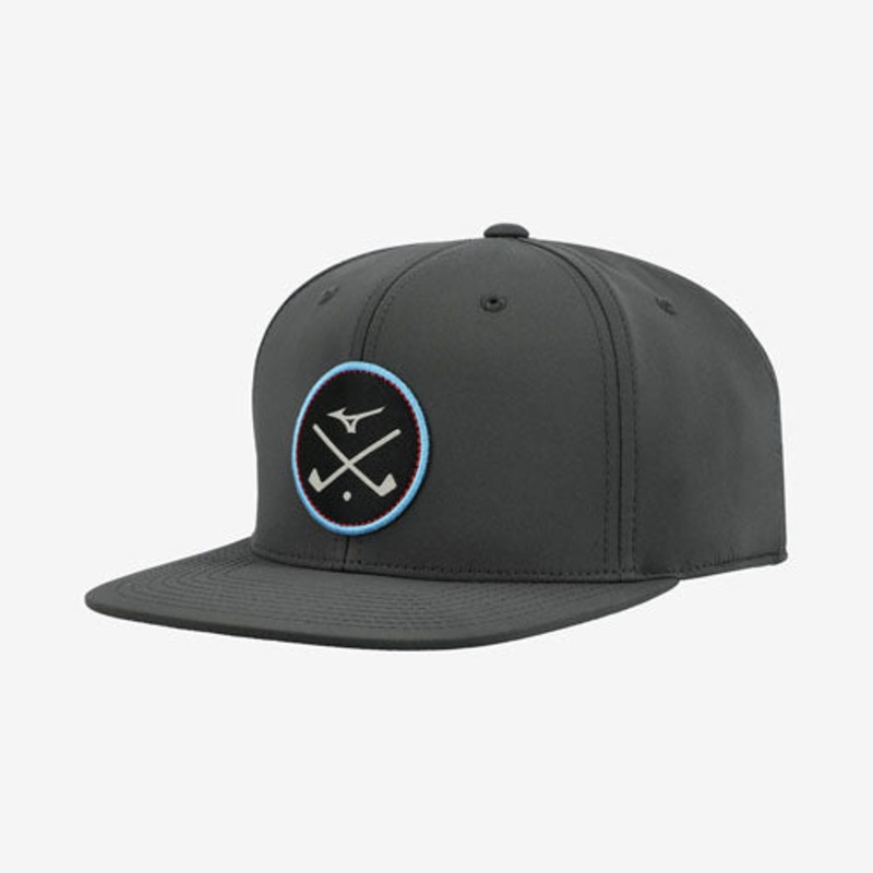 Mizuno Crossed Clubs Snapback – Charcoal