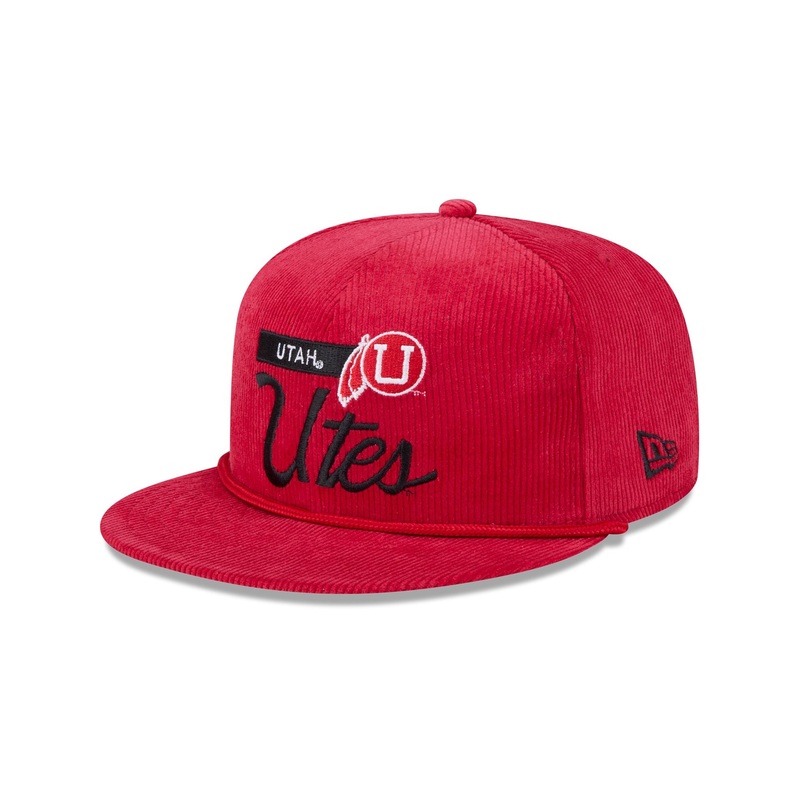 Utah Utes College Vault Corduroy Rope 9FIFTY Snapback Hat