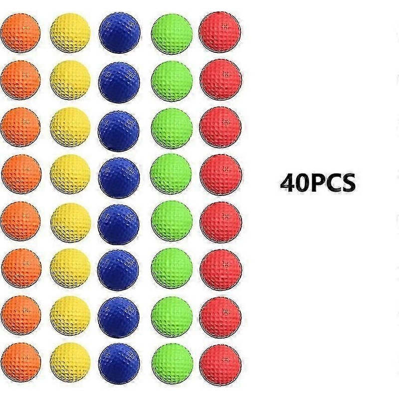 2025 New style  40 Pack Foam Golf Practice Balls – Realistic Feel and Limited