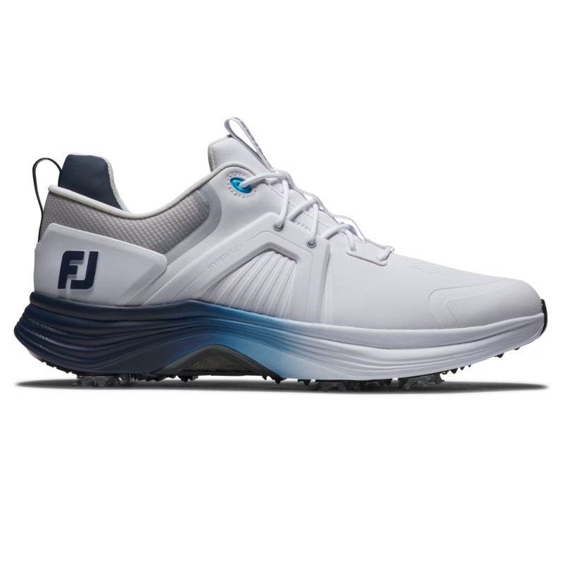 FJ HyperFlex Carbon Golf Shoe – White/Navy