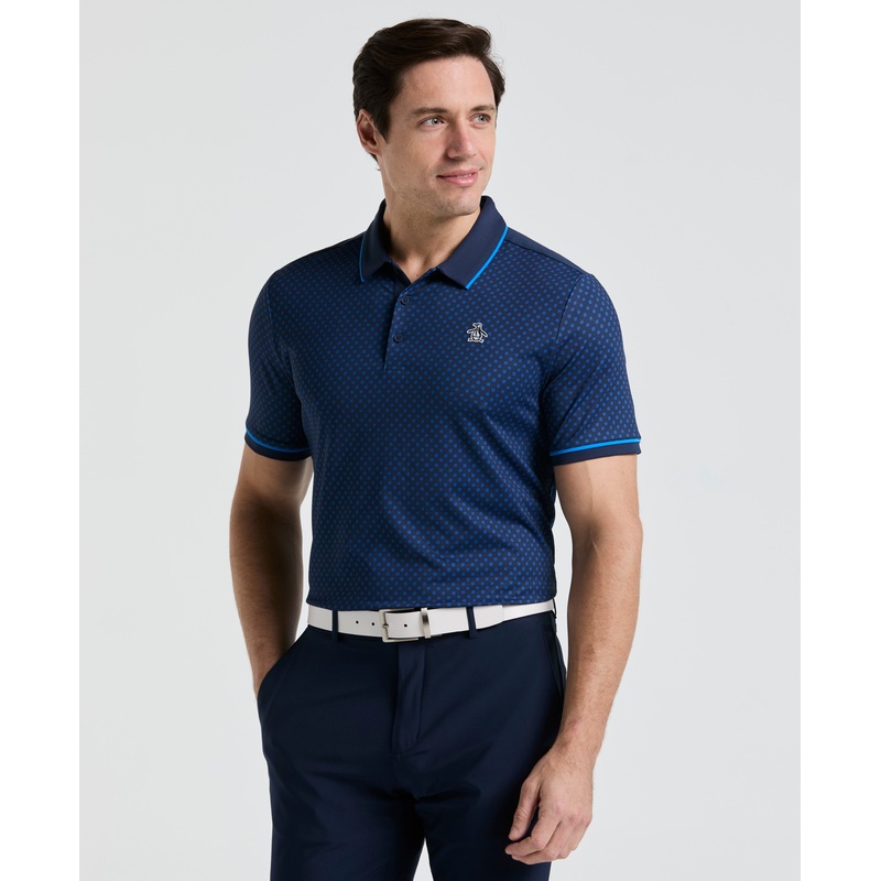 Men’s Caddy Graphic Print Golf Polo
