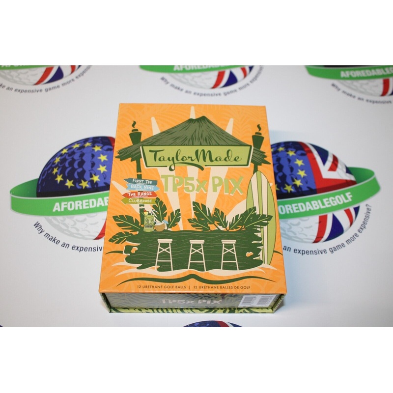 New 12 Taylormade Vault Limited Edition Tp5 X Pix Tiki Golf Balls