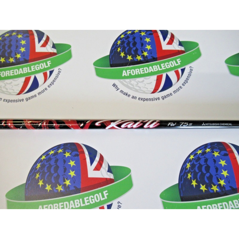 New Mitsubishi Chemical Kai’Li 75G #3 Wood Stiff Flex Shaft Taylormade Adaptor