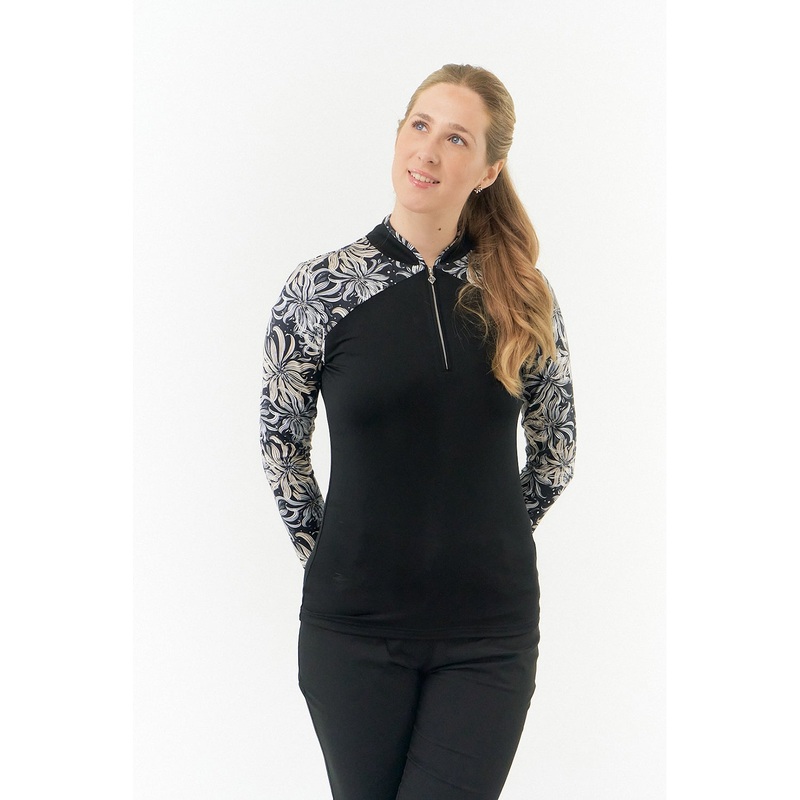 Pure Ladies Long Sleeve Golf Polo – Last One Size Small Only Left