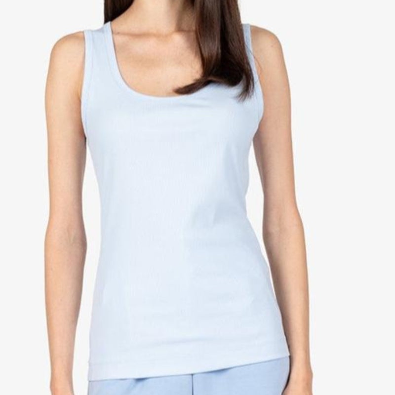Sportalm Rib Tank Top – Blue|4|6|8