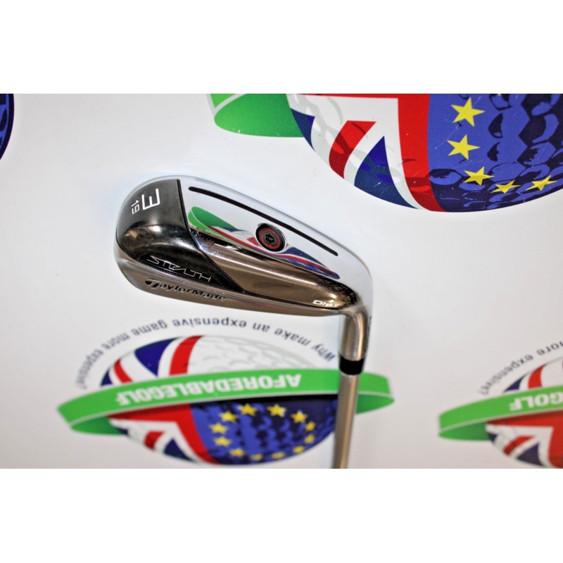 Used Taylormade Stealth Forged 19 Degree #3 Iron Dhy Aldila 65G Regular Flex