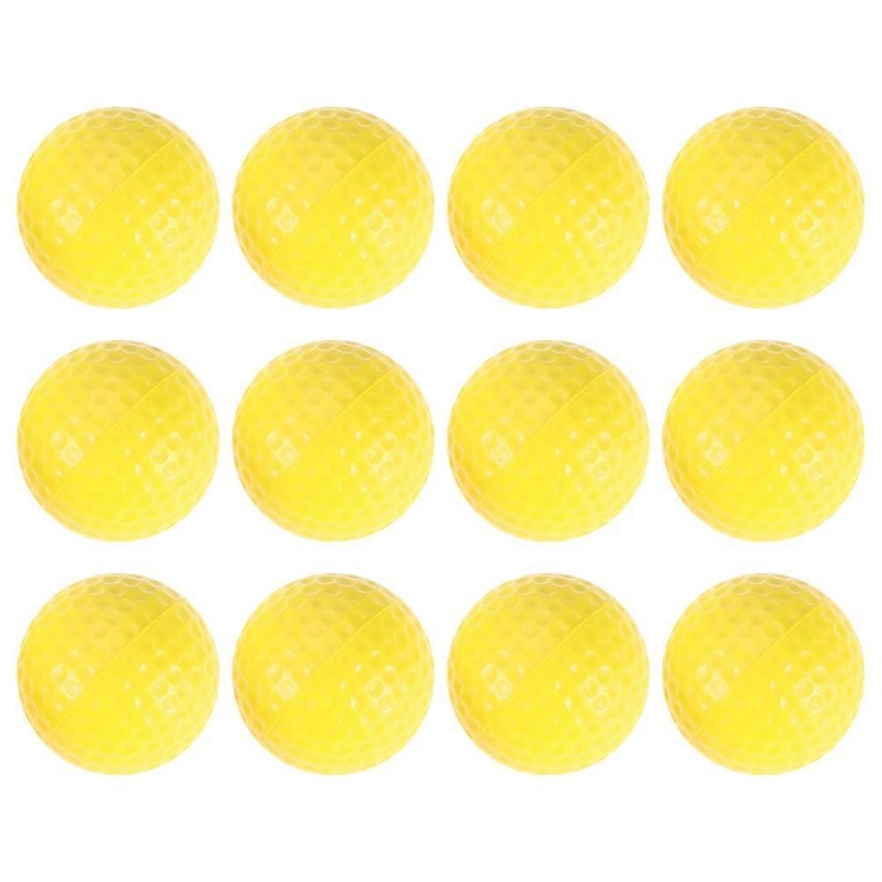 12 Pcs Interior Accessories Practice Golfing Balls Golfing Balls Swing Practice Range Balls