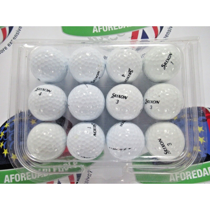 12 Srixon Z-Star Golf Balls Pearl/Pearl 1 Grade