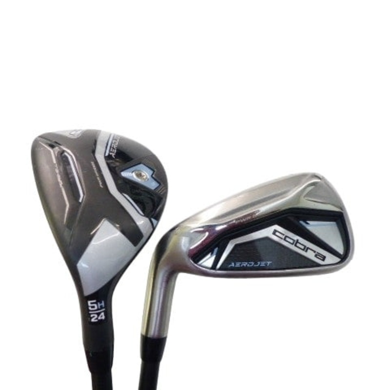 Cobra: Aerojet Combo Iron Set 5h-PW, SW Graphite Ladies Left Hand