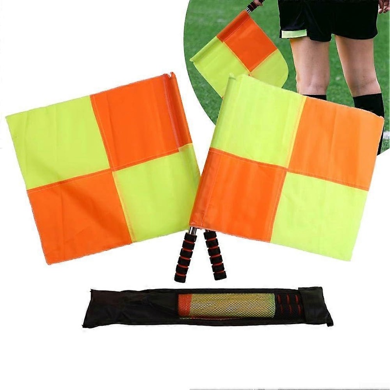 Football Referee Gear Nylon Flags with Comfortable Grip for Games Ref: 2803