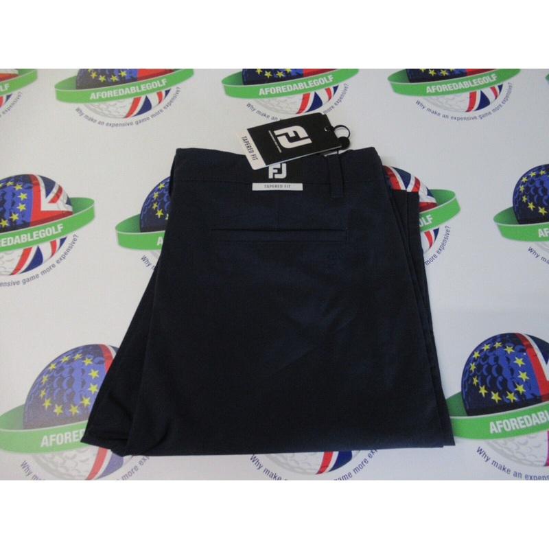 Footjoy Ace Tapered Fit Trousers Navy Waist 34 X Leg 32