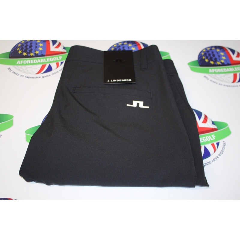 J.Lindeberg Cuff Jogger Pant Black Waist 32 Leg 32