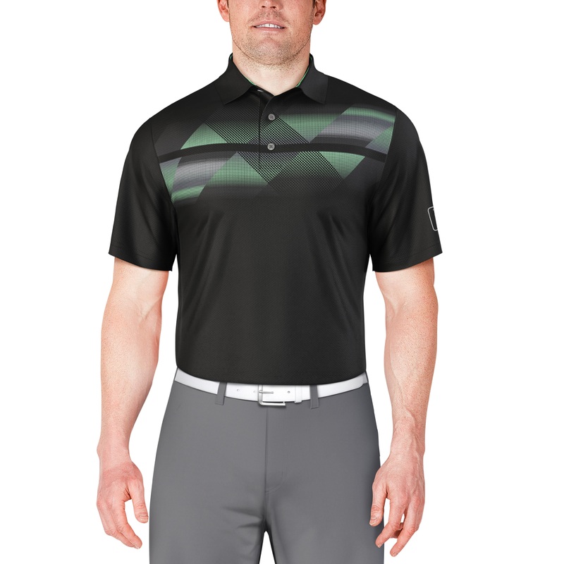 Men’s Solarized Chest Print Golf Polo