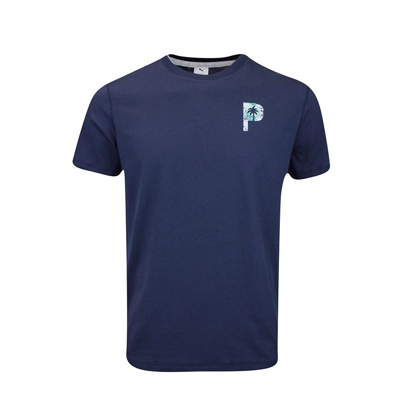 PUMA x PTC Glitch Graphic Men’s T-Shirt (Deep Navy)