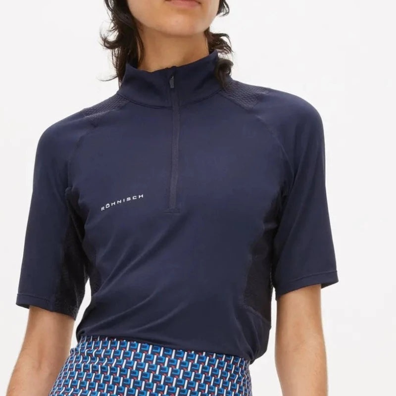 Rohnisch Bonnie S/S Top – Navy
