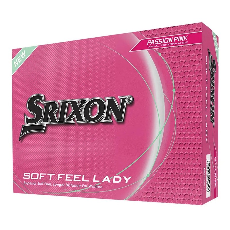 Srixon Soft Feel Lady 9 Golf Balls 1 Doz – Passion Pink