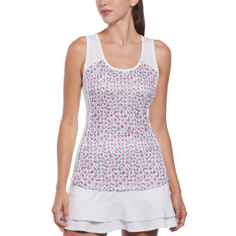 Women’s Floral Print Tennis Tank Top