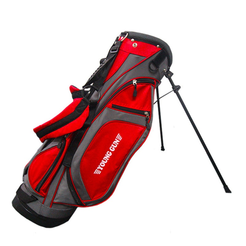 Young Gun Golf Stand Bag – Red/Grey