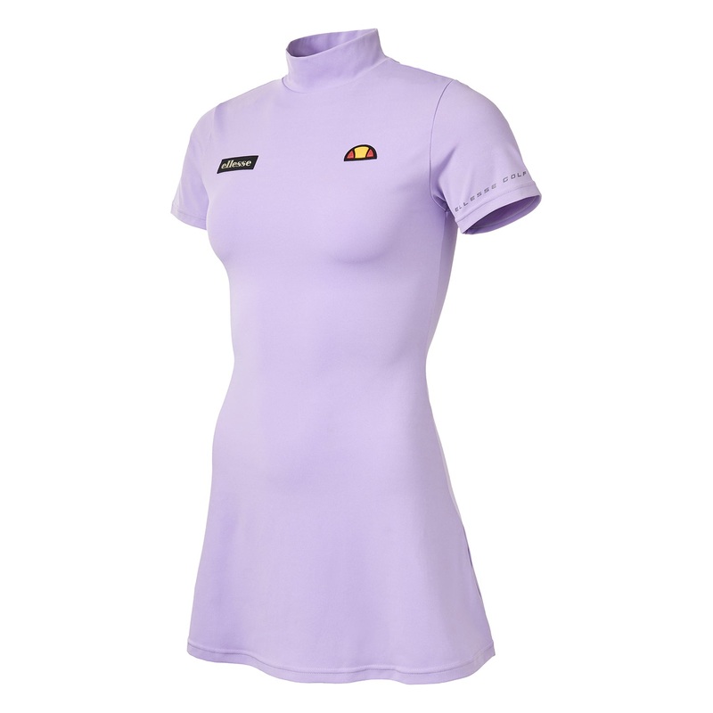 Ellesse Ladies Short Sleeve Golf Dress with Mock Neck – Last One Size 12 Only Left