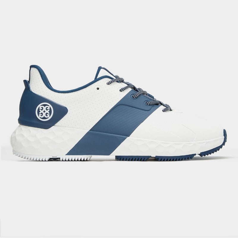 G/FORE Perforated Stripe Golf Shoe – Snow