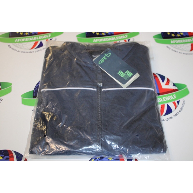 Garbinc Axel Junior Boys 1/2 Zip Pullover Navy Small Ages 5-6