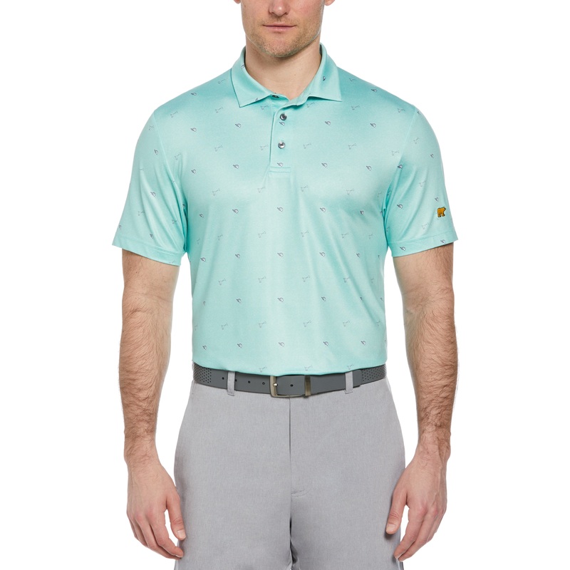 Men’s Short Sleeve Hats Off Conversational Polo