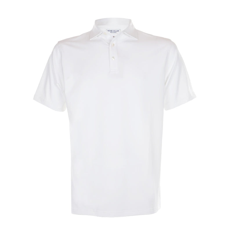 PETER MILLAR Performance Jersey Men’s Polo (White)