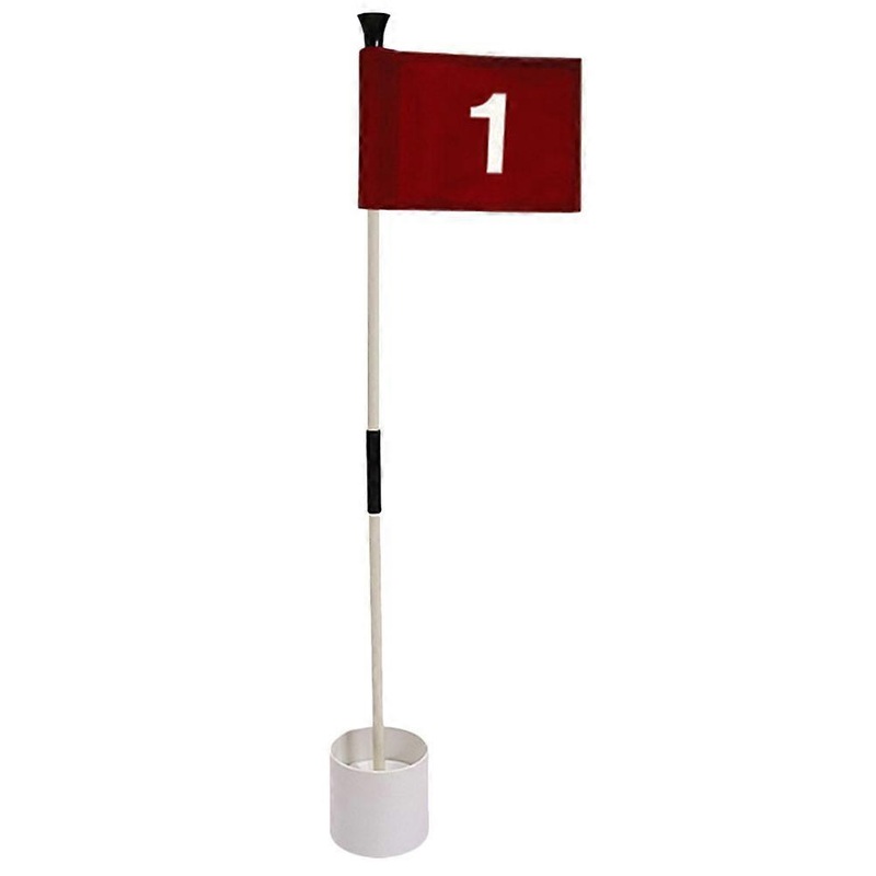 Professional Golf Flag Kit with Sturdy ABS Base for Effective Training