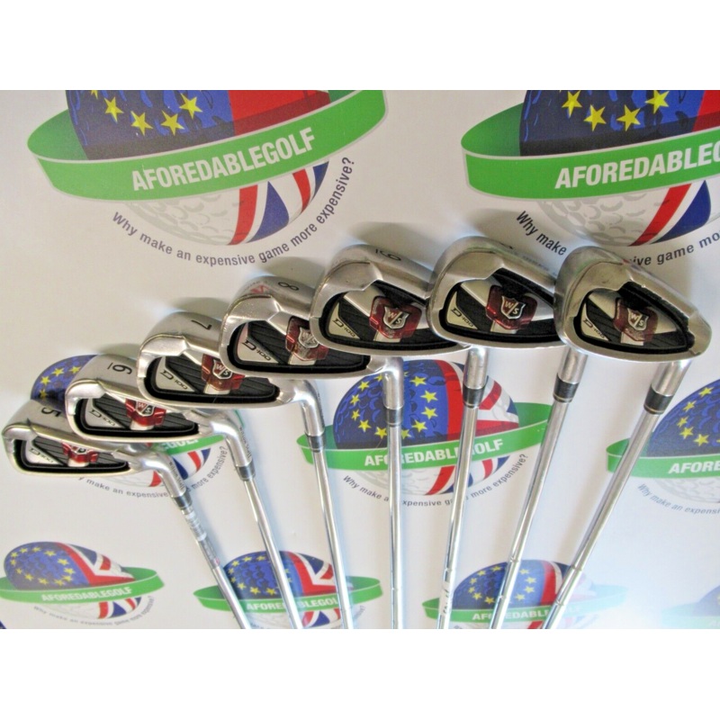 Wilson Staff D-100 Iron Set 5-Sw True Temper Steel Shafts Uniflex