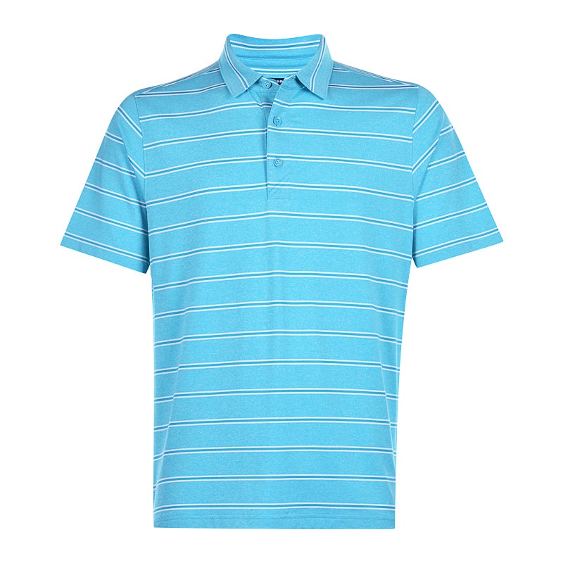 CUTTER & BUCK Forge Heather Stripe Men’s Polo (Submerge)