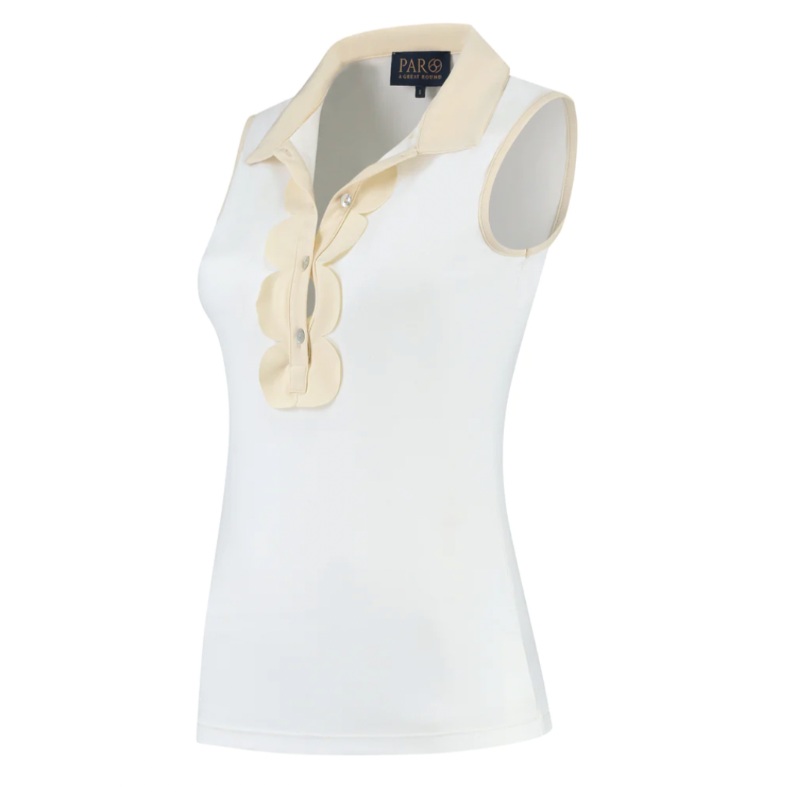 PAR69 Bond S/L Polo – Off White/Cream