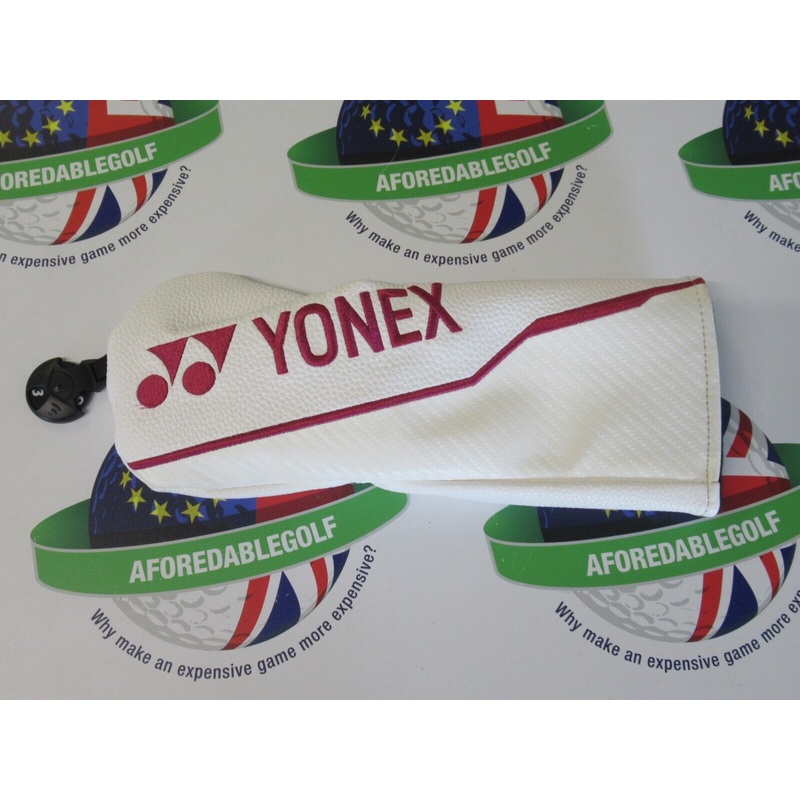 Used Yonex Ezone White/Magenta Fairway Head Cover