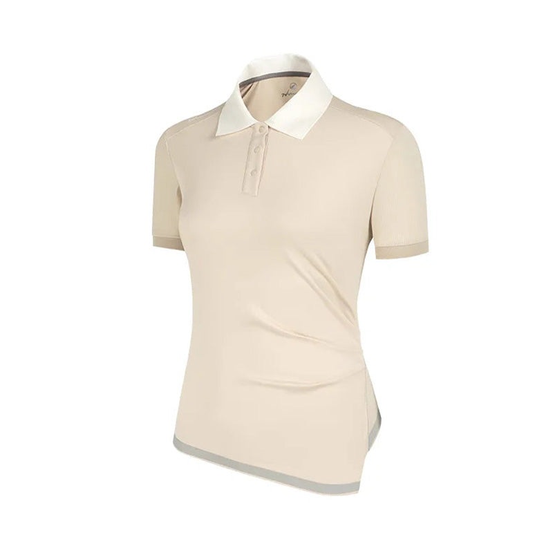 HONMA Hype Golf Women’s Polo (Beige)
