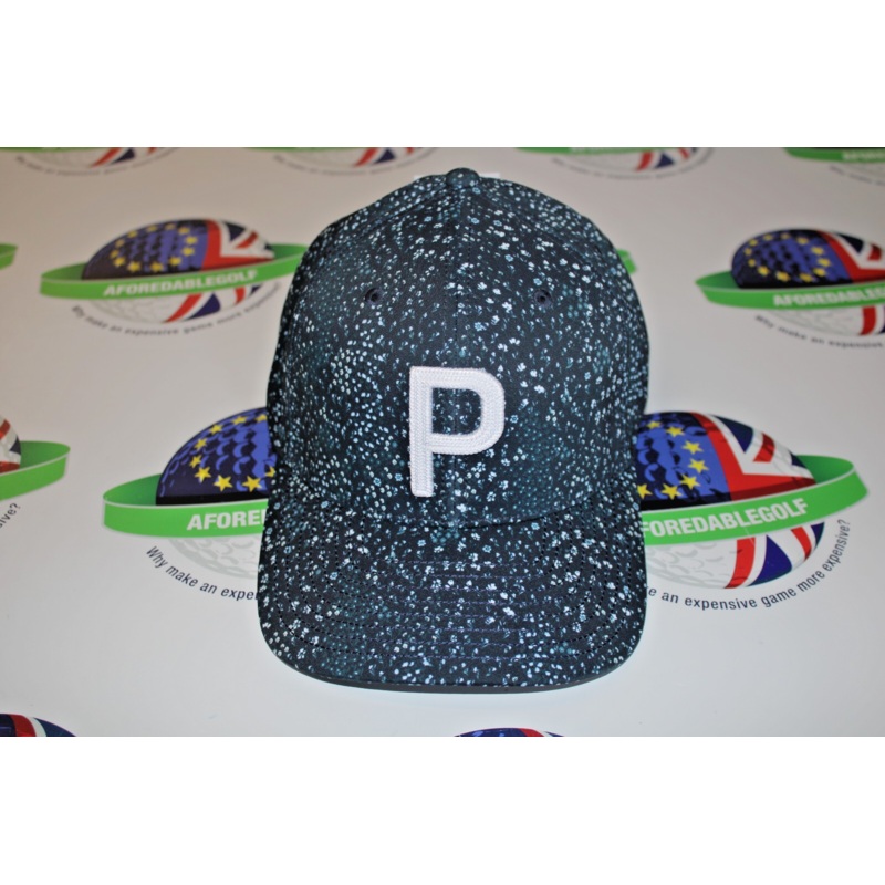 Puma P Garden Snap Back Adjustable Cap Deep Navy