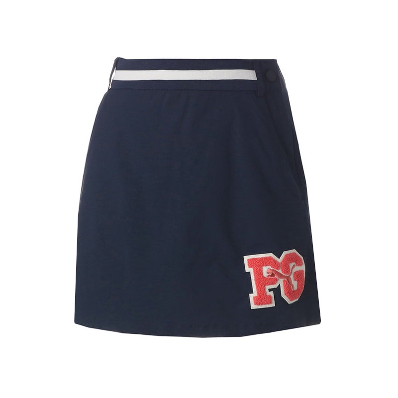 PUMA Woven Pleated Skirt (Navy Blazer)