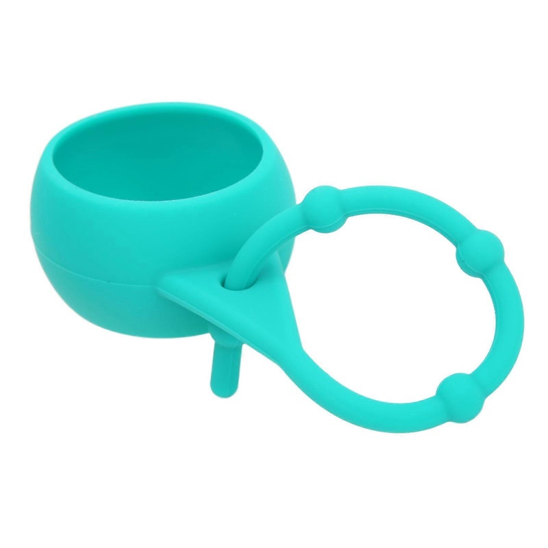 Silicone Golf Ball Holder Soft Protective Cover Easy Carrying Golf Ball Waist Keyring Backapack HolderCyan