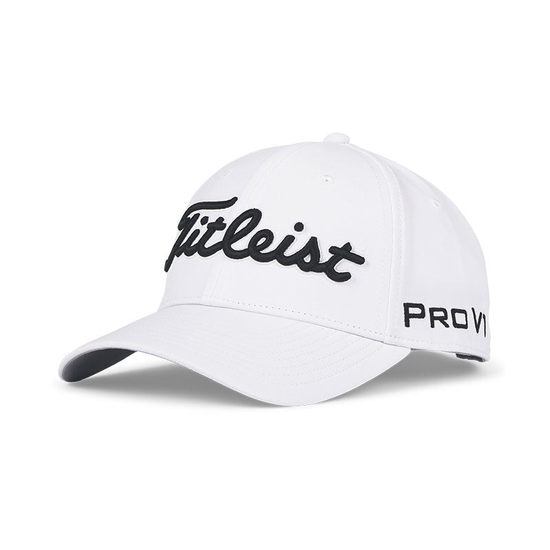 TITLEIST Tour Performance Men’s Cap (White/Black)