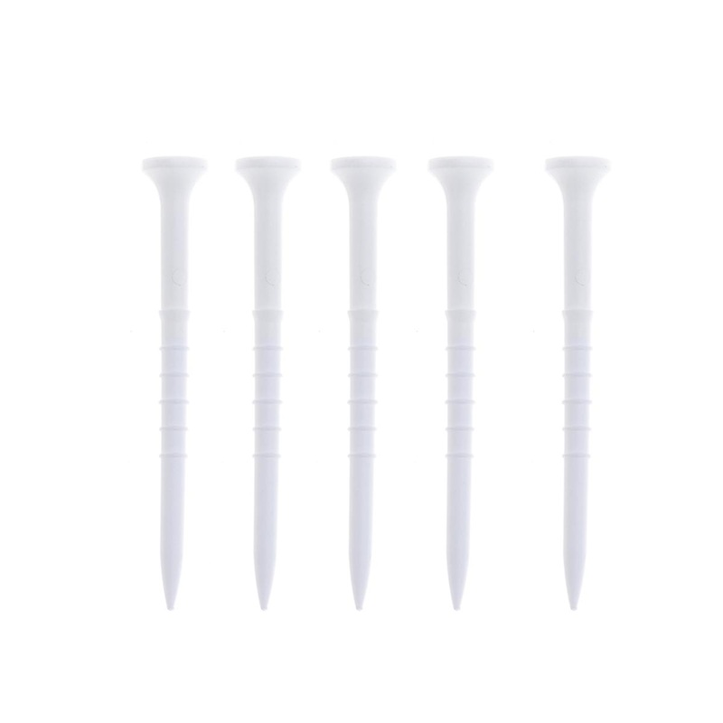 White Plastic Golf Equipment 15pcs Reusable Lightweight Tools for Indoor Outdoor Practice