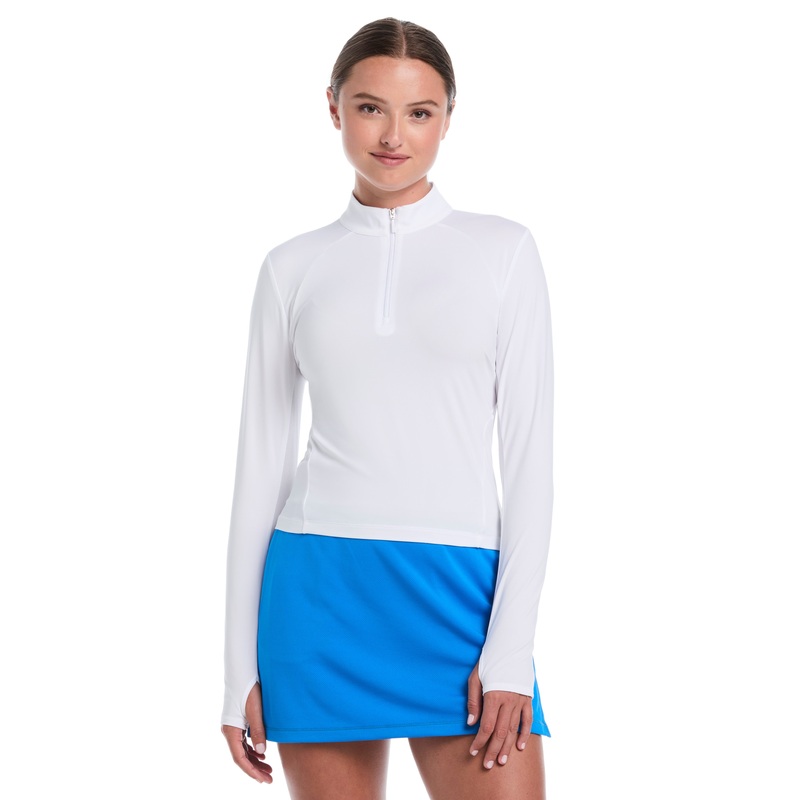 Women’s Waist Length Sun Protection Golf Shirt