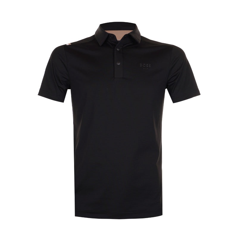 BOSS GOLF Signature Men’s Polo (Black)