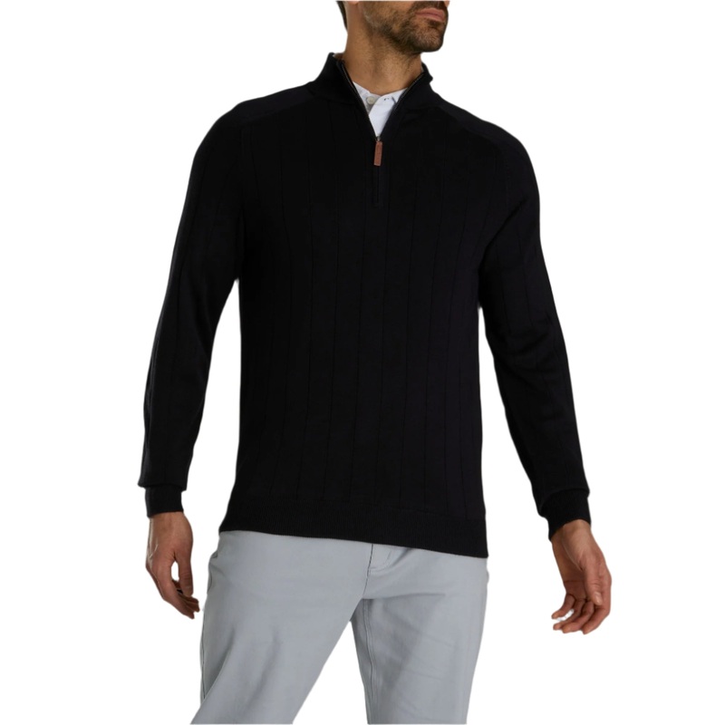 Drop Needle Pullover – Black|S|M|L|XL|XXL
