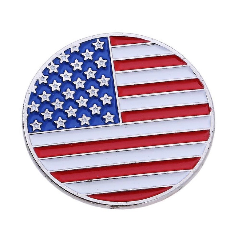 Lightweight Golf Hat Clip American Ball Marker Golf Accessory