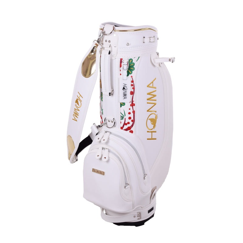 HONMA Beres Aizu 2 Star 9 Caddie Bag (White)