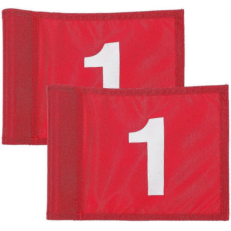 Portable Golf Putting Flags   Durable, Lightweight Training Course Flags for Golf Practice   2pcs Set