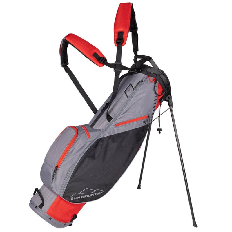 Sun Mountain 2.5+ Stand Bag – Bright Red / Nickel / Black