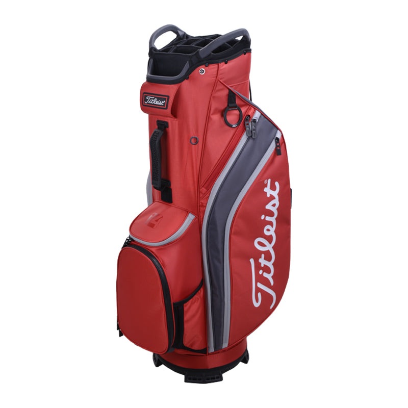 TITLEIST Cart 14 Cart Bag (Dark Red/Graphite/Grey)