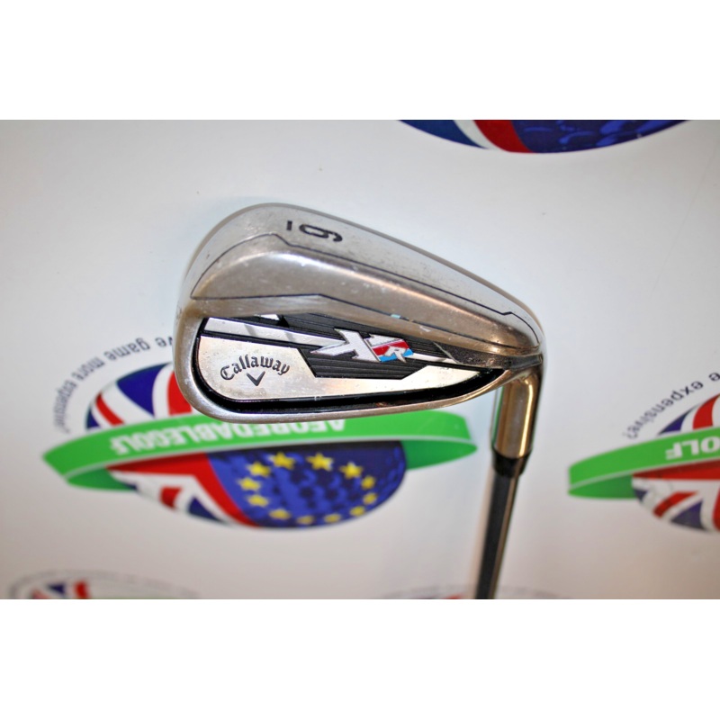 Used Callaway XR 6 iron Project X 5.5 graphite shaft regular flex Callaway grip