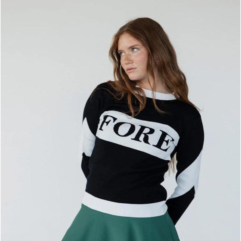 Fore All Fore Sweater – Black/White