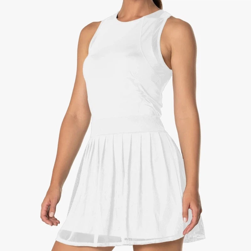 Lucky In Love Next Level Dress – White